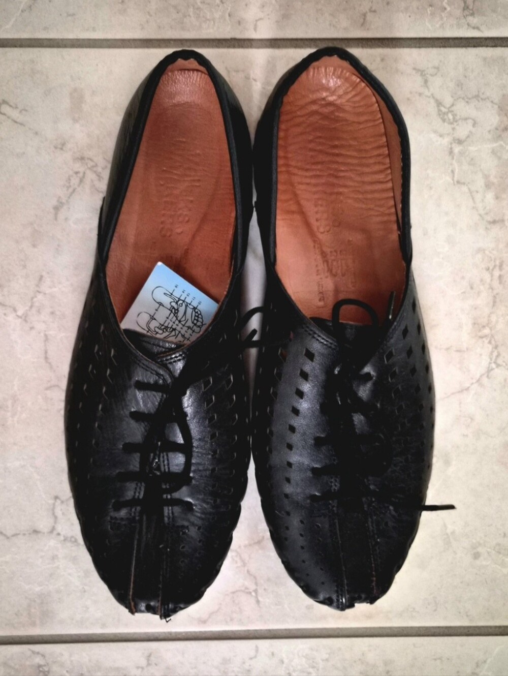 NWT Volks Walkers 1150 1210 Izmit 2.0 Lace Up Black Sneaker Shoes EU39 US 8.5 9